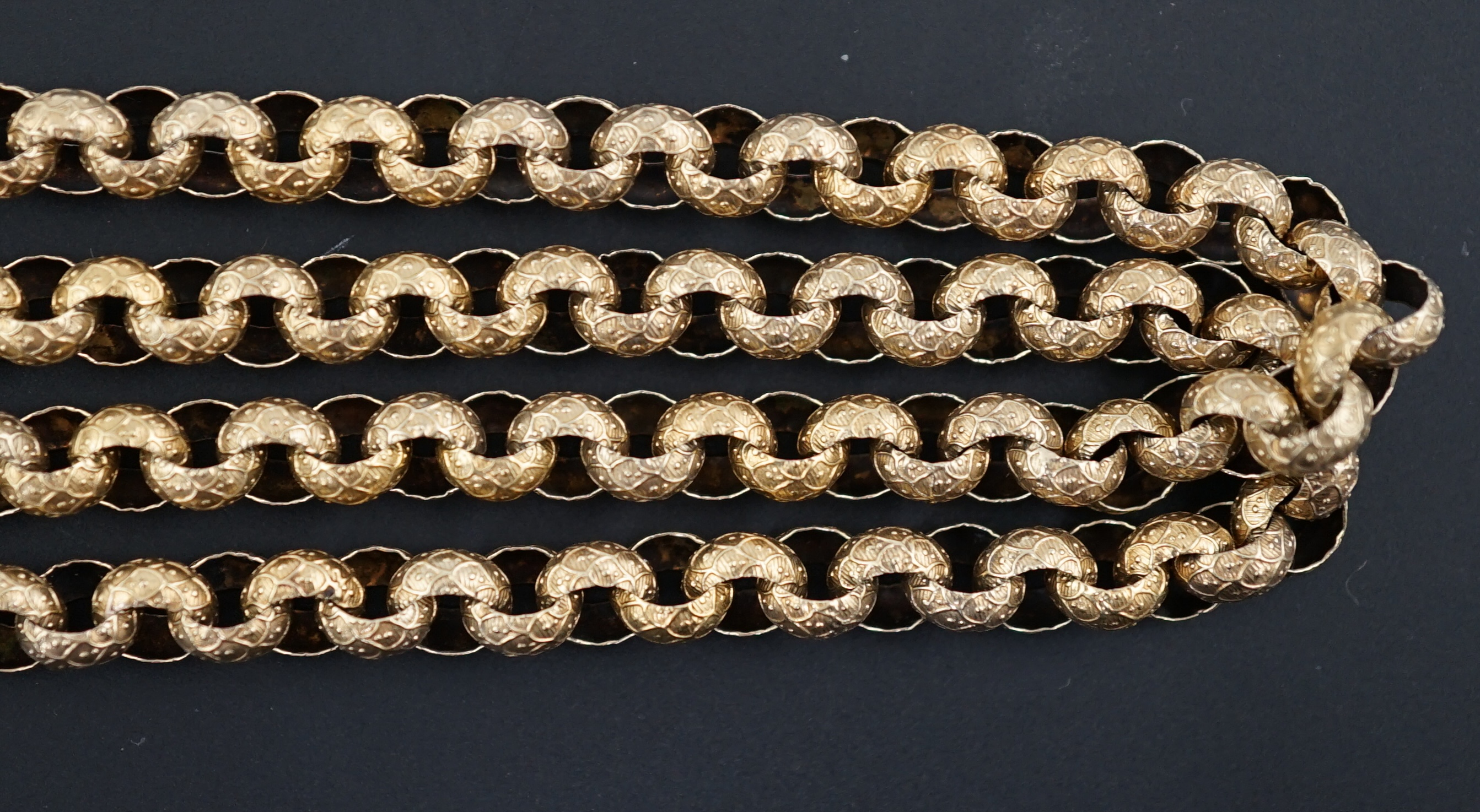 A George III gold guard chain